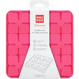 Килимок для пошуку корму Waudog Silicone 205х205х17 мм рожевий