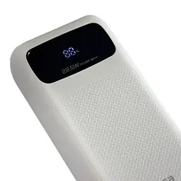 Повер банк для ноутбука Kensa Power Bank 20000 mAh 22.5 W QC 3.0 Білий, універсальна мобільна батарея - мініатюра 5