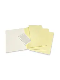 Записник Moleskine Cahier великий, Нелінований Ніжний Жовтий (CH023M23) - мініатюра 4