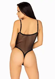 Боді Leg Avenue Cami bodysuit with thong Black XL - мініатюра 2