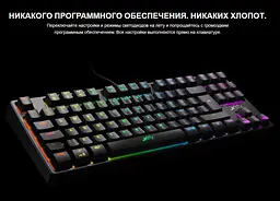 Механічна ігрова клавіатура Xtrfy XGK4 UA TKL Black RGB Kailh Red - мініатюра 6