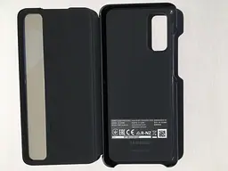 Оригінальний чохол-книжка S-View Clear View Cover EF-ZG980CBEGRU для Samsung Galaxy S20 5G Чорний - мініатюра 5