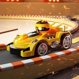 Машинка на радіокеруванні ZF17-1A Super Bumper Car Yellow - мініатюра 2
