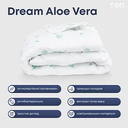 Ковдра ТЕП Dream Collection Aloe Vera 150x210 біла (1-00759_00000) - мініатюра 7