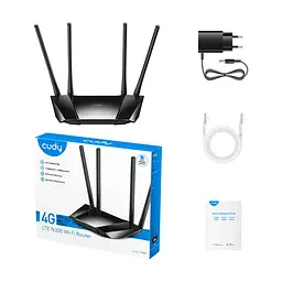 WiFi Mesh 4G LTE-маршрутизатор Cudy LT400 CAT4 N300 (73-00551) - мініатюра 5