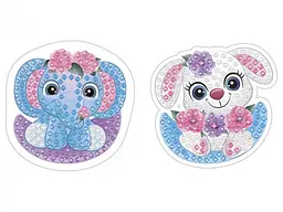 Стікерна мозаїка Слоник та Зайка ЧУДИК Ranok 10100516У Різнокольоровий shop (4823076149468) - мініатюра 2