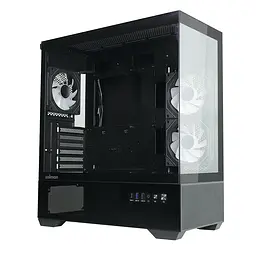 Zalman Корпус Chronix V2 без БР, 1xUSB3.0, 1xUSB2.0, 1x Type C, 2x120мм ARGB Reverse, 4x120мм ARGB, VGA 410мм, LCS ready, TG Side/Front Panel, ATX, чорний - мініатюра 3
