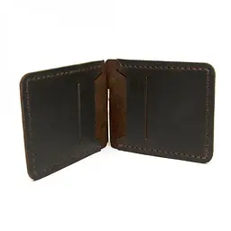 Шкіряний затиск для грошей Gofin 11,5х8,5 см acs0011955 - мініатюра 2