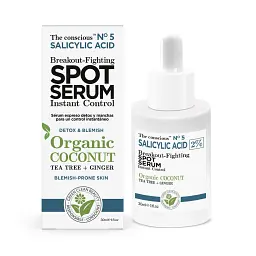Сироватка для обличчя The Conscious 2% Salicylic acid serum Breakout-Fighting Spot 30 мл - мініатюра 2