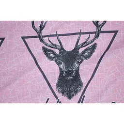 Постільна білизна MirSon Бязь 17-0516 Noble deers pink King Size (2200003644661) - мініатюра 5