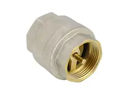 Клапан зворотний RAFTEC 1 1/2" для води, ВВ, DN40, BLACK, ASU-05