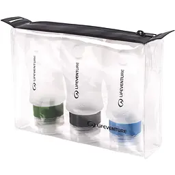 Набір Lifeventure Silicone Flight Bottle Set Білий - мініатюра 4