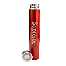 Маленький термос для кави червоний термочашки для чаю SUPREME SLIM H2O 250ml - мініатюра 2
