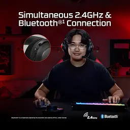 Игровая гарнитура HyperX Cloud Alpha 2 WL/BT/mini-jack/USB-A/USB-C Black (AJ5C7AA) - миниатюра 12