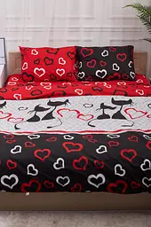 Підковдра Moon&Star Бязь Gold Люкс Love Cats Двоспальна 175x210 см - мініатюра 2