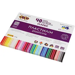 Пластилін ZiBi Classic Kids Line 40 кольорів 800 г (ZB6242) - мініатюра 2