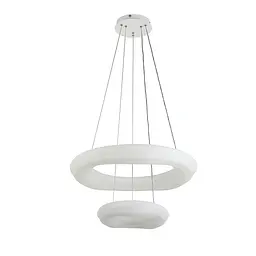 Люстра стельова LED Levistella 797MD6008 (550+300), 80W, три режими світла, діаметр 300+550 мм, пульт, сучасний стиль - мініатюра 2