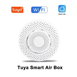 Wifi датчик аналізатор якості повітря за 5 параметрами Smart air box 01-Z, Tuya smart life app (101164) - мініатюра 2