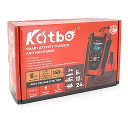 Зарядний пристрій для акумулятора Katbo BC1803 6V/12V/24V - мініатюра 3