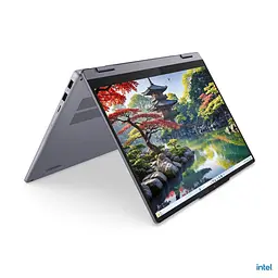 Ноутбук 2в1 Lenovo IdeaPad 5 14IAL10 Intel Core Ultra 7 255H 24M Cache, до 5, 10 ГГц 14 WUXGA OLED Touch, 24GB LPDDR5X, 1TB SSD, Intel Arc 140T, сірий - мініатюра 2