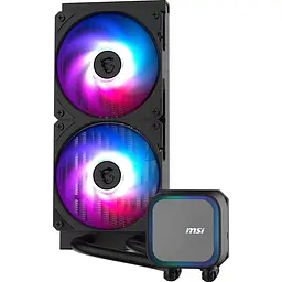 Система водяного охолодження MSI MAG CoreLiquid A13 240 Black [149441] - мініатюра 3