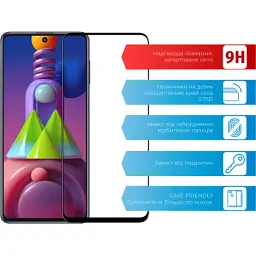 Скло захисне ACCLAB Full Glue Samsung M51 (1283126508660) - мініатюра 2
