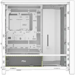 Корпус для ПК Corsair FRAME 4000D RS White (CC-9011313-WW) - мініатюра 4