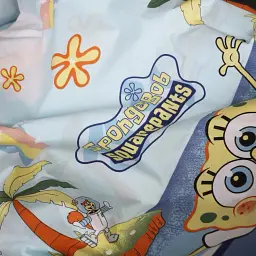 Простирадло MirSon Kids Time 17-0684-1 Spanch Bob Бязь 150х200 см (2200010433968) - мініатюра 5