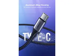Кабель UGREEN US288 USB 2.0 AM to Type-C 1m Black (60126) - мініатюра 4
