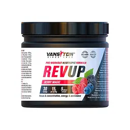Передтренувальний комплекс RevUp, 450 грам Ягоди Vansiton fit0019432 - мініатюра 1