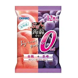 ORIHIRO Purunto Konjac Jelly бескалорийное конняку-желе (белый персик, виноград), 216 г