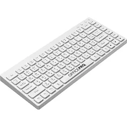Клавіатура OfficePro бездротова біла (SK955W) - мініатюра 3