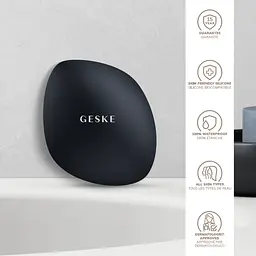 Щітка для обличчя GESKE Facial Brush 4 в 1 з тримачем чорна  - мініатюра 3