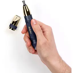 Тример Babyliss для брів, вусів, носа та вух синій (E112E) - мініатюра 10