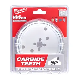 Коронка Bi-Metal Carbide Milwaukee, діаметр 121мм - мініатюра 2