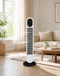 Вентилятор підлоговий колонний Tower Cooling Fan 500Вт BITEK BT-2901 / Кондиціонер для дому та офісу / Підлоговий вентилятор