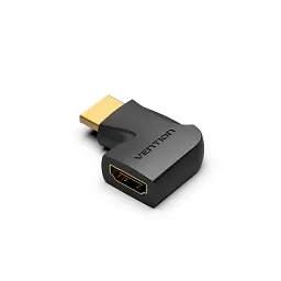 Перехідник HDMI M to HDMI F 4K60Hz 90° corner black Vention (AIPB0)