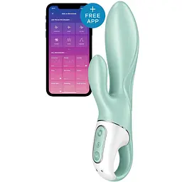 Смарт вібратор-кролик Satisfyer Air Pump Bunny 5+, надувається - мініатюра 3