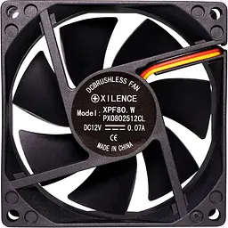 Вентилятор для корпуса 80mm Xilence XPF80.W Black, White Box - мініатюра 5