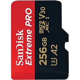 Картка пам'яті SanDisk microSDXC 256Gb Extreme Pro 170/90 Мбайт/сек