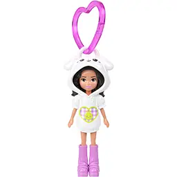Мінілялька-брелок Polly Pocket у худі в асортименті (JMN38) - мініатюра 6