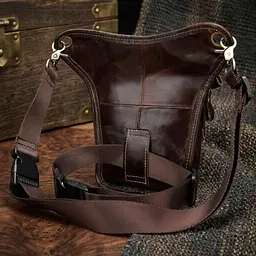 Сумка 20014 Vintage коричнева - мініатюра 5