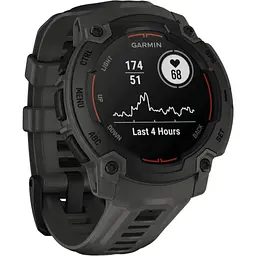 Смарт-годинник Garmin Instinct E 45mm Black with Charcoal Band (010-02933-00) - мініатюра 4