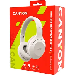 Навушники Canyon BTHS-3 Beige (CNS-CBTHS3BE) - мініатюра 5