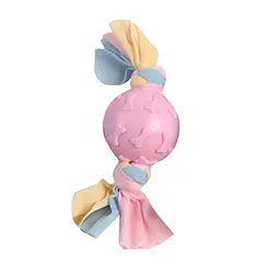 Жувальна іграшка для собак Derby Candy ball with bones and cotton rope