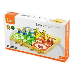 Настільна гра Viga Toys дерев'яна 32х5х19 см різнокольорова - мініатюра 2