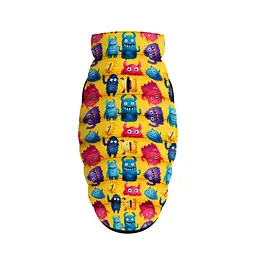 Курточка для собак WAUDOG Clothes малюнок "Мохнаті монстри", L65, В 87-90 см, С 60-65 см - мініатюра 4