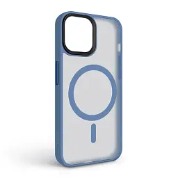 Чохол ArmorStandart Uniq Magsafe для Apple iPhone 14 Light Blue - мініатюра 2