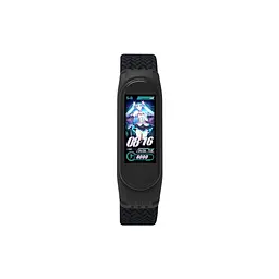 Ремінець до фітнес браслета Armorstandart Braided Solo Loop для Xiaomi Mi Band 4/5/6 Black size M (ARM58769) - мініатюра 2
