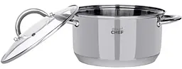 Каструля Bravo Chef 20 см (3.6 л) з кришкою (6720869) - мініатюра 4